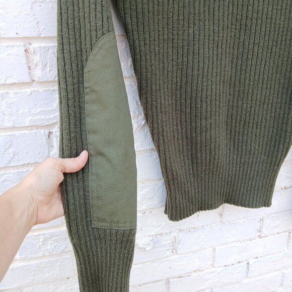 Vintage DSCP Valor Collection Wool Sweater Green - Picture 6 of 7